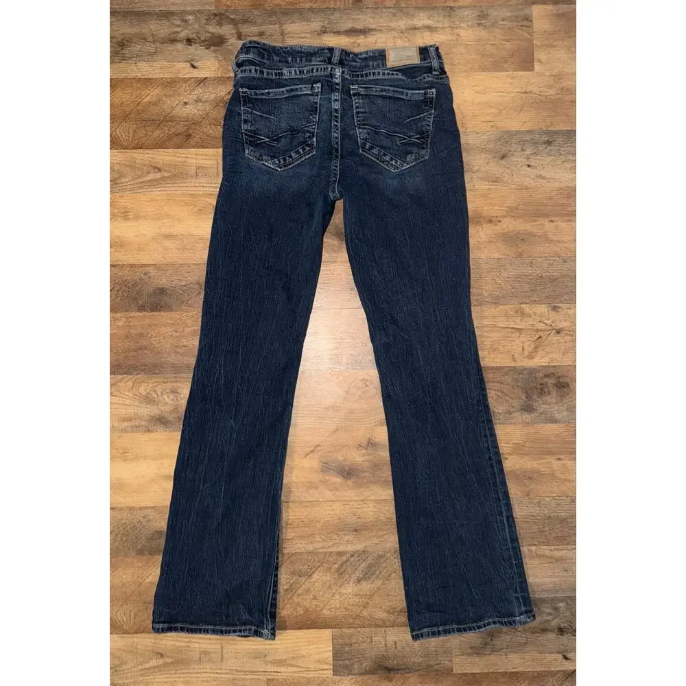 BKE women’s Payton mid rise bootcut blue jeans